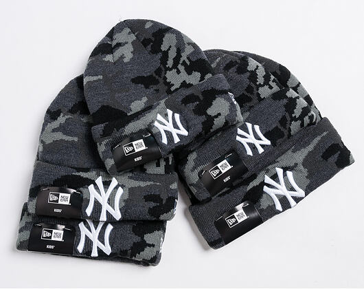 Dětský Kulich New Era Essential Camo Knit New York Yankees Toddler Marine Navy Camo/White