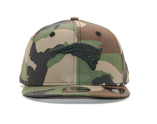 Dětská Kšiltovka New Era 9FIFTY Camo New England Patriots Youth Woodland Camo/Black Snapback