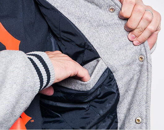 Bunda New Era Detroit Tigers MLB Team Apparel Bomber Grey Heather