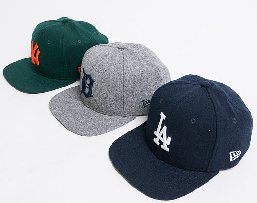 Kšiltovka New Era 9FIFTY Los Angeles Dodgers Original Fit Winter Utility Melton Navy/White Snapback