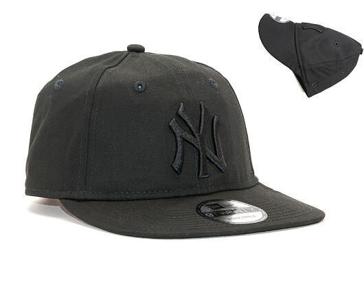 Kšiltovka New Era 9TWENTY New York Yankees Essential Packable Black/Black Strapback