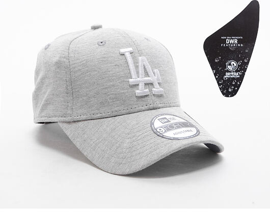Kšiltovka New Era 9FORTY Los Angeles Dodgers Winterised The League Gray/White Strapback