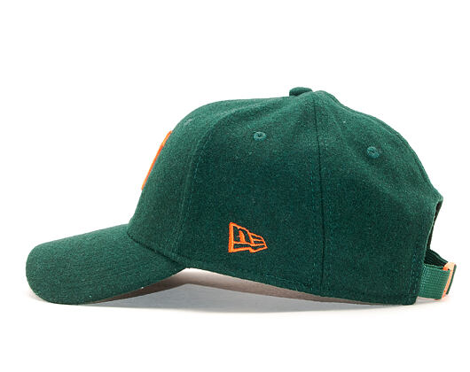 Kšiltovka New Era 9FORTY Detroit Tigers Winter Utility Melton Dark Green/Orange Clipback