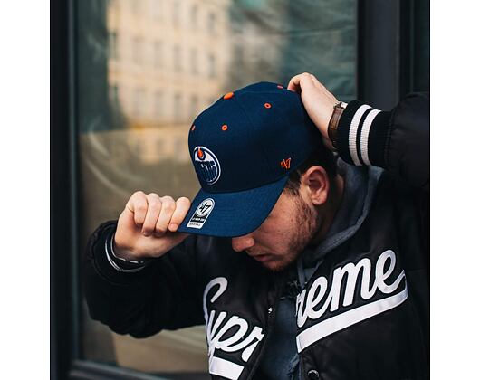 Kšiltovka 47 Brand Edmonton Oilers Audible MVP DP Light Navy Strapback