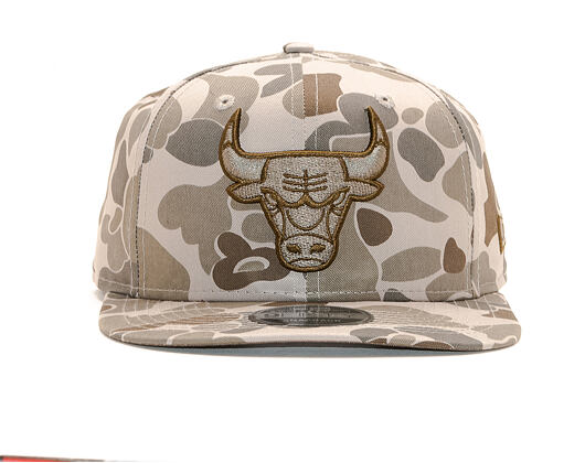 Kšiltovka New Era 9FIFTY Chicago Bulls Original Fit Light Green Camo/Black Snapback