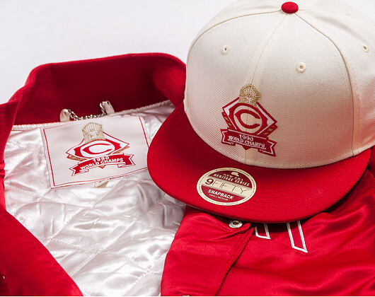 Bunda New Era Cincinnati Reds 1990 Ws Winners Varsity Jacket Scarlet