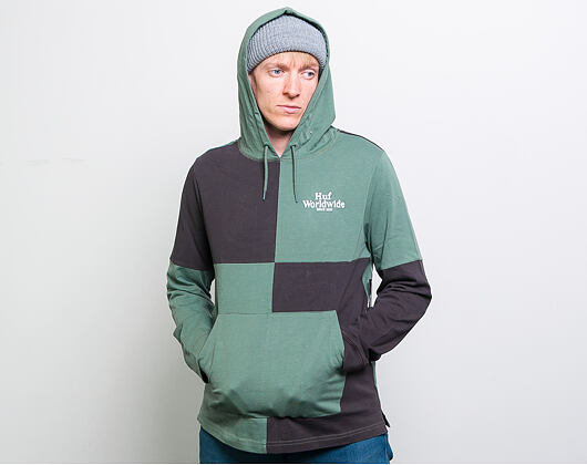 Mikina HUF Nostalgia Rugby Dark Forest