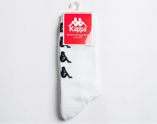 Ponožky Kappa Authentic Amal White/Black