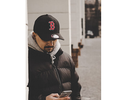 Kšiltovka New Era 9FIFTY MLB Stretch-Snap Boston Red Sox - Black