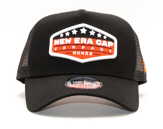 Kšiltovka New Era 9FORTY A-Frame Trucker Patch Orange/Black/White Snapback