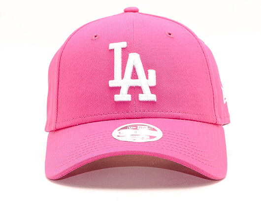 Dámská Kšiltovka New Era 9FORTY Los Angeles Dodgers Essential Pink/White Strapback