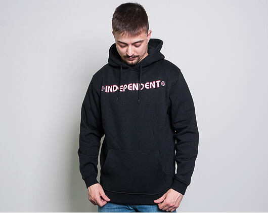 Mikina Independent Bar Cross Hoody Black