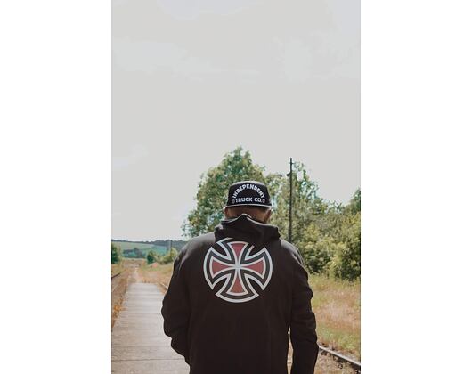 Mikina Independent Bar Cross Hoody Black