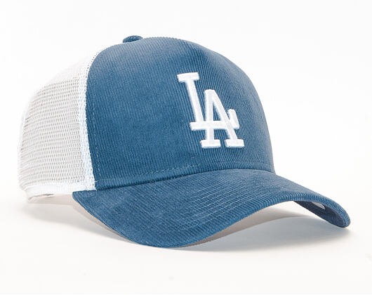 Kšiltovka New Era 9FORTY A-Frame Trucker Los Angeles Dodgers Cord Brights Blue/White Snapback