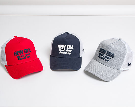 Kšiltovka New Era 9FORTY A-Frame Trucker Finest Scralet/Navy/White Snapback
