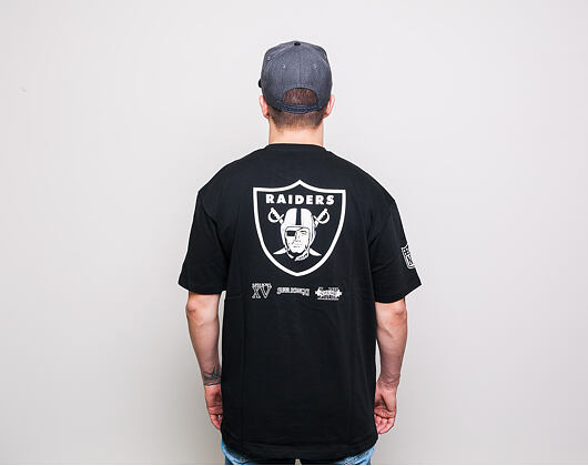 Triko New Era Oakland Raiders Oversized Super Bowl Tee Black