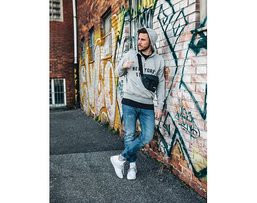 Mikina New Era New York State Hoody Light Grey Heather