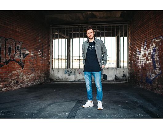 Bunda New Era Hickory Coaches Jacket Navy/White