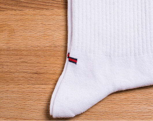 Ponožky Tommy Hilfiger Tommy Jeans Uni Nerd 1 Pair White 391001001 300