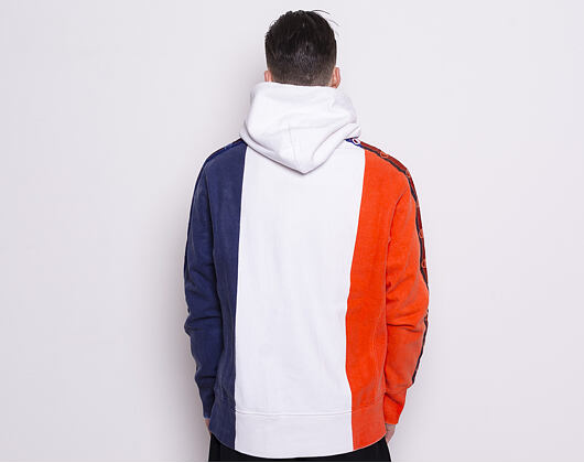 Mikina Champion Hooded Sweatshirt Painted Block 213242 WW001 WHT