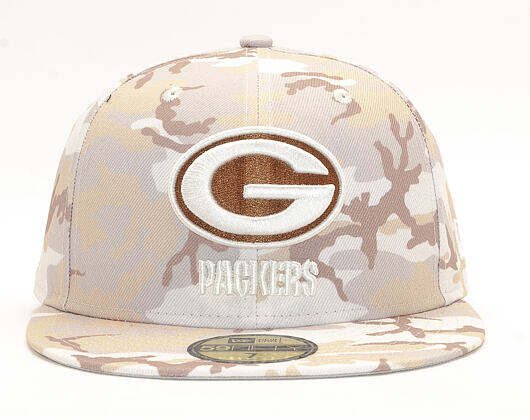 Kšiltovka New Era 59FIFTY Green Bay Packers Camo Sand