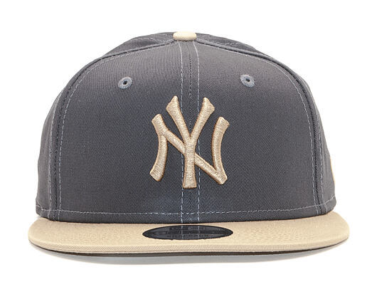 Kšiltovka New Era 9FIFTY New York Yankees League Essential Grey Heather/Camel
