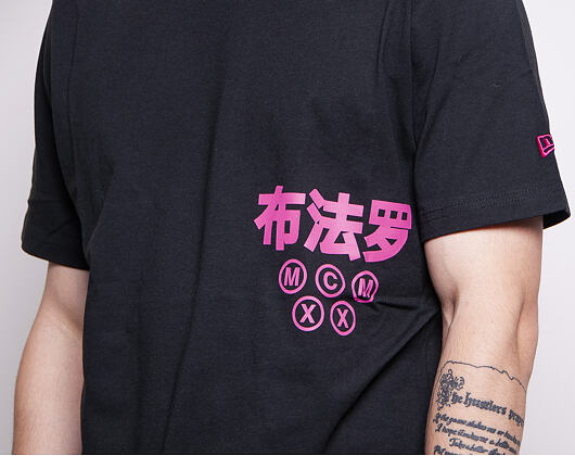 Triko New Era Graphic Wordmark East Asia Pack Black