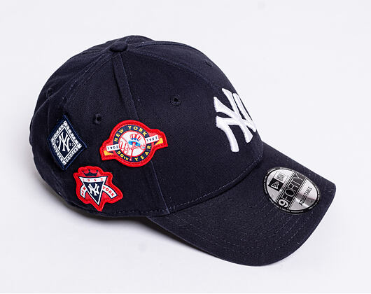 Kšiltovka New Era 9FORTY New York Yankees Cooperstown Patched Navy
