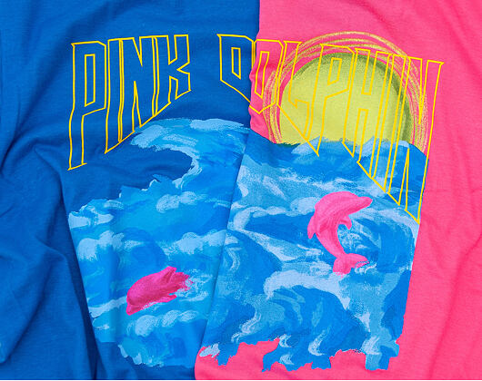 Triko Pink Dolphin Water Color Sunshine Blue