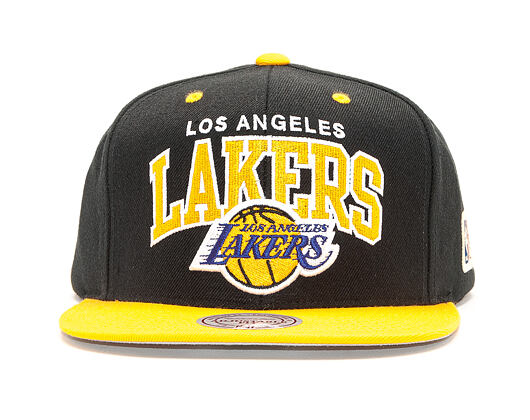 Kšiltovka Mitchell & Ness Team Arch 2 Tone Snapback Los Angeles Lakers Black / Yellow