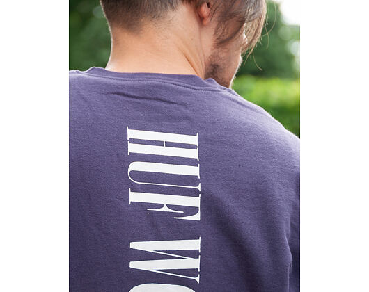Mikina HUF Serif Pullover - purple velvet