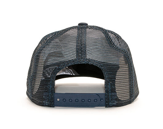 Dětská Kšiltovka New Era 9FORTY Trucker Script Youth White / Navy Snapback