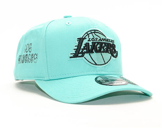 Kšiltovka New Era 9FIFTY Hard Bootleg Neon Los Angeles Lakers Blue Tint Snapback