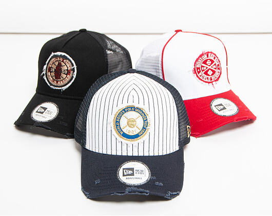 Kšiltovka New Era 9FORTY Trucker World Series Patch Boston Red Sox Optic White / Scarlet Snapback