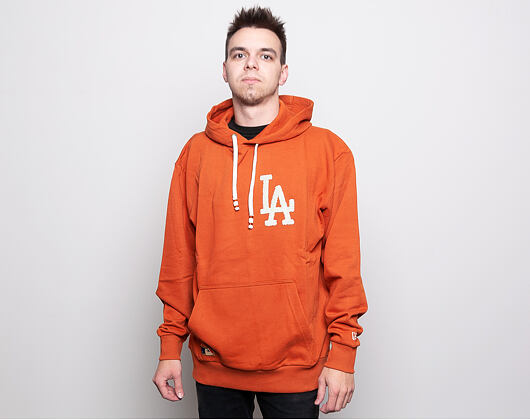 Mikina New Era Vintage Big Logo Hoody Los Angeles Dodgers Cooperstown Rust