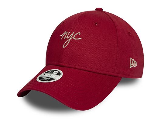 Dámská Kšiltovka New Era 9FORTY NYC Script Cardinal