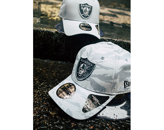 Kšiltovka New Era 9FORTY Oakland Raiders Winter Camo Gray/Grey