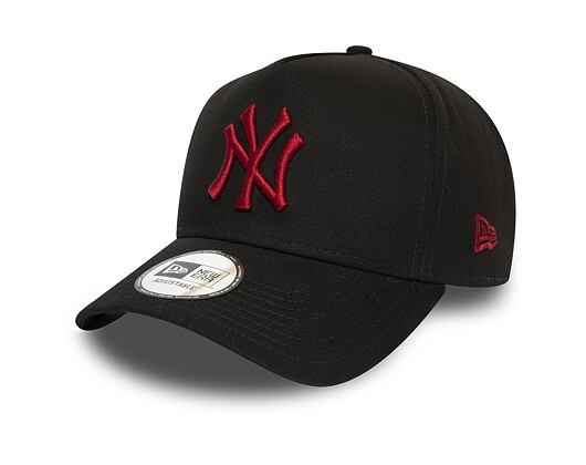 Kšiltovka New Era 9FORTY New York Yankees A-Frame League Essential Black/Cardinal