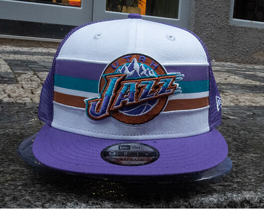 Kšiltovka New Era 9FIFTY Utah Jazz Stripe Hardwood OTC
