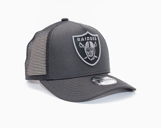 Dětská Kšiltovka New Era 9FORTY Trucker Oakland Raiders Tonal Black