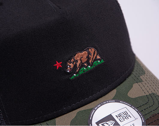 Kšiltovka New Era 9FORTY Trucker California Bear Camo