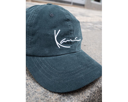 Kšiltovka Karl Kani Signature Cord Cap 7030216 Green/White