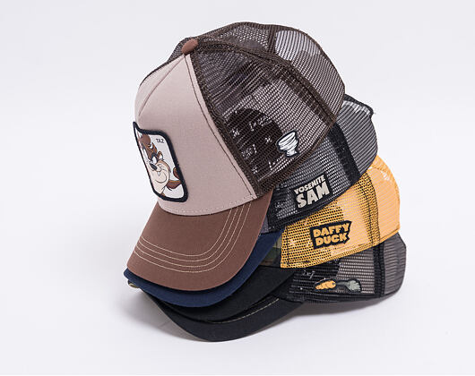 Dětská Kšiltovka Capslab - Trucker Looney Tunes - Taz - Brown YOUTH