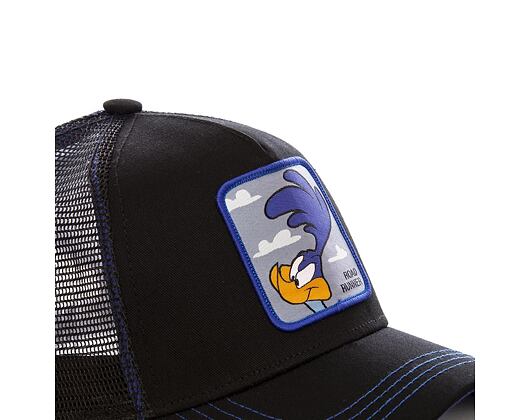 Kšiltovka Capslab Looney Tunes - The Roadrunner Trucker Black