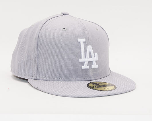 Kšiltovka New Era 59FIFTY Los Angeles Dodgers Basic Grey