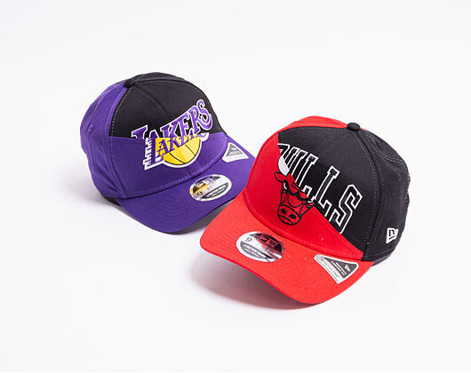 Kšiltovka New Era 9FIFTY Stretch Snap Los Angeles Lakers Team Split
