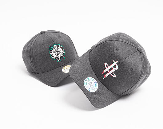 Kšiltovka Mitchell & Ness Houston Rockets 715 Charcoal Heather Team Pop