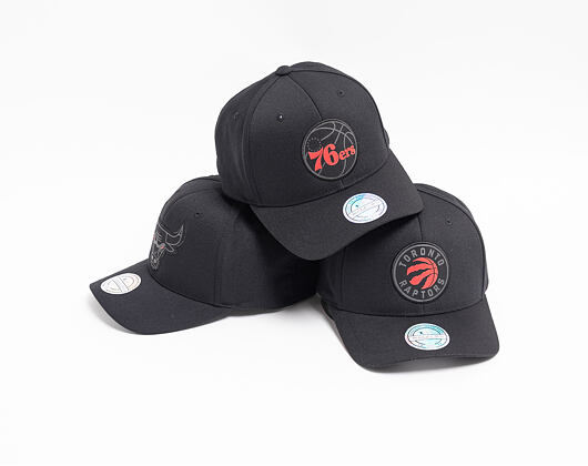 Kšiltovka Mitchell & Ness Philadelphia 76ers Black Siege