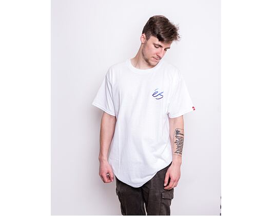 Triko éS Script Gradient Tee WHITE