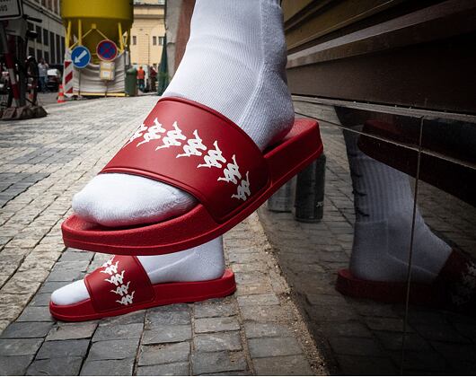 Pantofle Kappa Banda Adam 4 Red/White